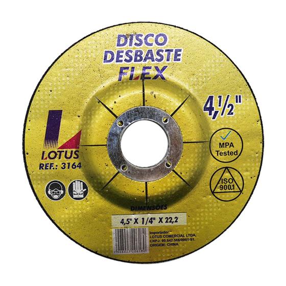 Imagem de Disco de desbaste Metal 115 mm x 6,0 mm x 22,23 mm LTS