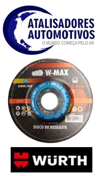 Imagem de Disco de Desbaste para Aço 180 x 6.0 x 22.23mm Embalagem com 10 Unidades -WURTH