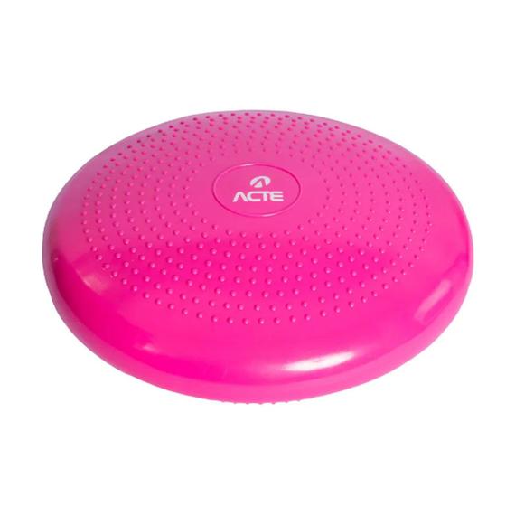 Imagem de Disco De Equilíbrio E Reabilitação Com Superfície Massageadora 33cm Rosa T6-R Acte Sports