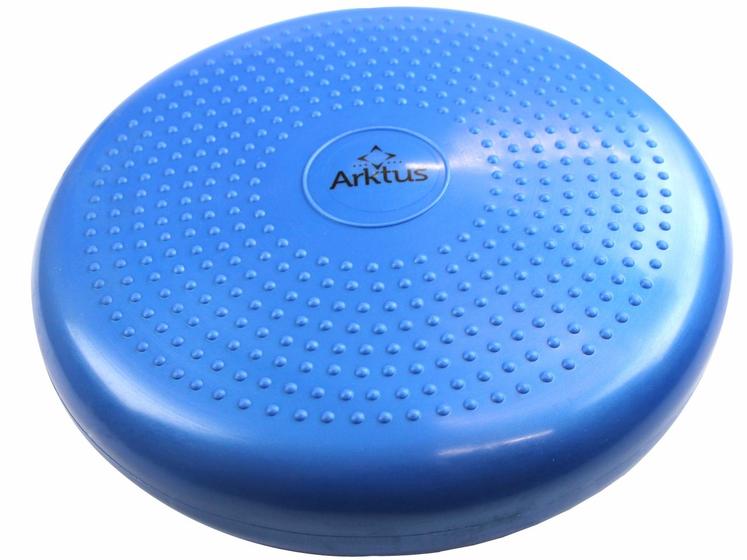 Imagem de Disco de Equilíbrio Proprioceptivo Arktus Inflável 33cm Azul