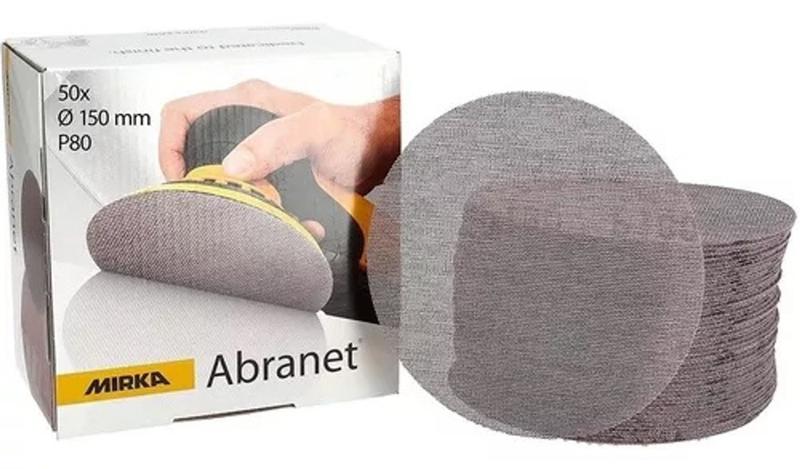 Imagem de Disco de lixa abranet 150mm kit c/ 5 unidades mirka