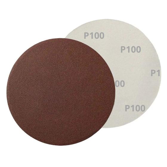 Imagem de DISCO DE LIXA COM tiras autocolantes (4.1/2" - P100) - ATOPY