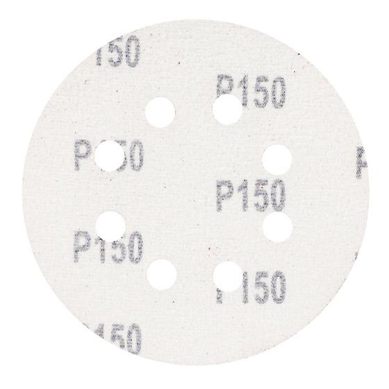 Imagem de Disco de Lixa Com tiras autocolantes 5'' GR. 150 Com 10 Unidades (243,0024) - Rocast