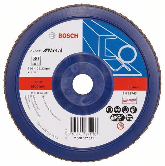 Imagem de Disco De Lixa Flap GR80 7 x 7/8" - Bosch