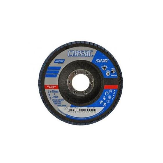 Imagem de Disco de lixa Flap R822 4.1/2 X 7/8 80 Grão