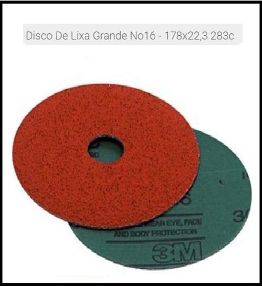 Imagem de Disco De Lixa Grande No16 - 178x22,3 283c