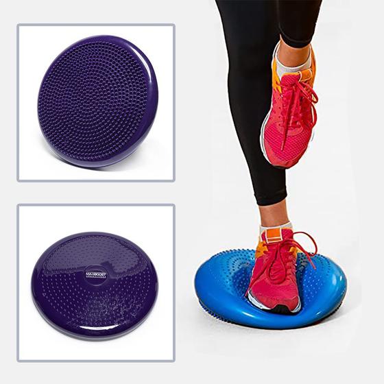 Disco De Pilates Roxo Equilíbrio Inflável Balance Maxboost Menor preço em Disco De Pilates Roxo Equilíbrio Inflável Balance Maxboost