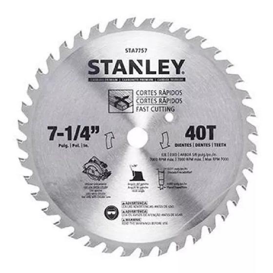 Imagem de Disco de Serra Circular 7-1/4'' C/ 40 Dentes - Stanley