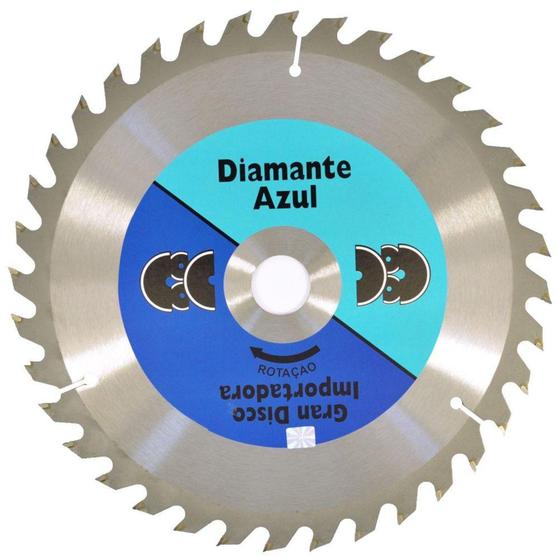 Imagem de Disco de serra com videa para madeira 7.1/4 36 dentes  230mm - DIAMANTE AZUL