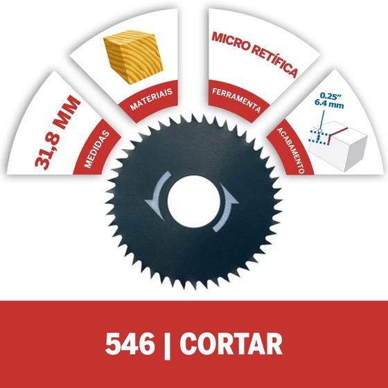 Imagem de Disco de serra dremel 546 miniserra 1-1  4 - 26150546aa