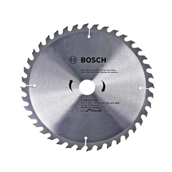 Imagem de Disco De Serra Eco 40 Dentes 254mm 2608644335 Bosch