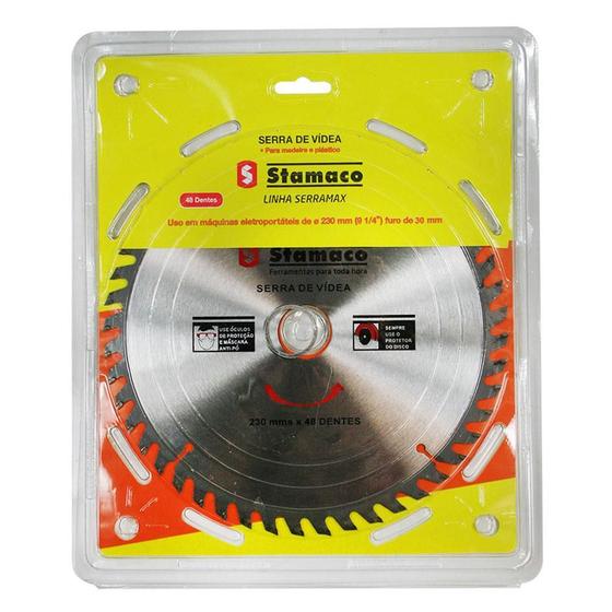 Imagem de Disco de Serra Videa 230mm 9.1/4" 48 Dentes - 2260 -  STAMACO