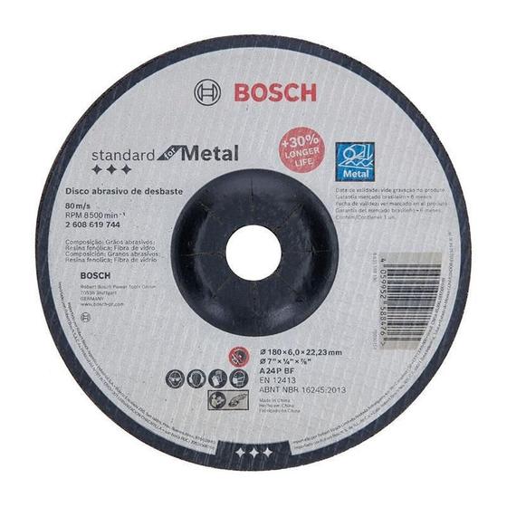 Imagem de Disco Desbaste 7Metal Bosch