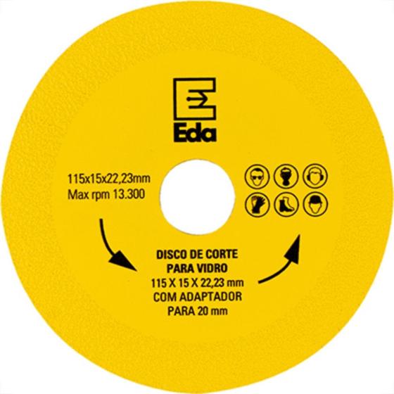 Imagem de Disco Diam Eda P/Vidro