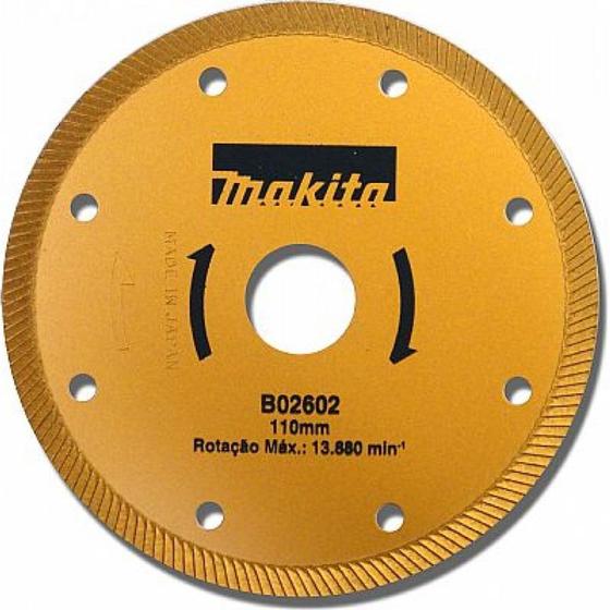 Imagem de Disco Diamantado 110mm Turbo B-02602 Makita