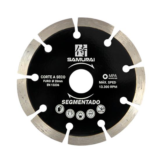 Imagem de Disco Diamantado 110X20mm Segmentado Samurai