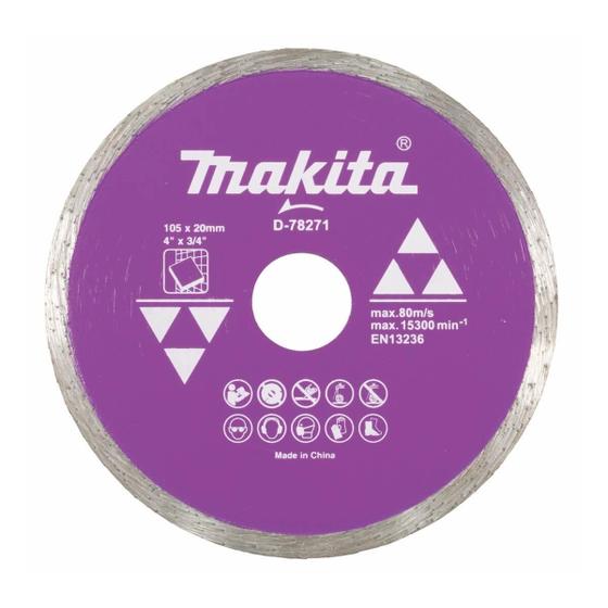 Imagem de Disco Diamantado Continuo 105X20Mm Makita D-78271