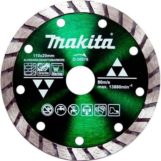 Imagem de Disco Diamantado Maxturbo 110 X20 Mm D-56976 Makita