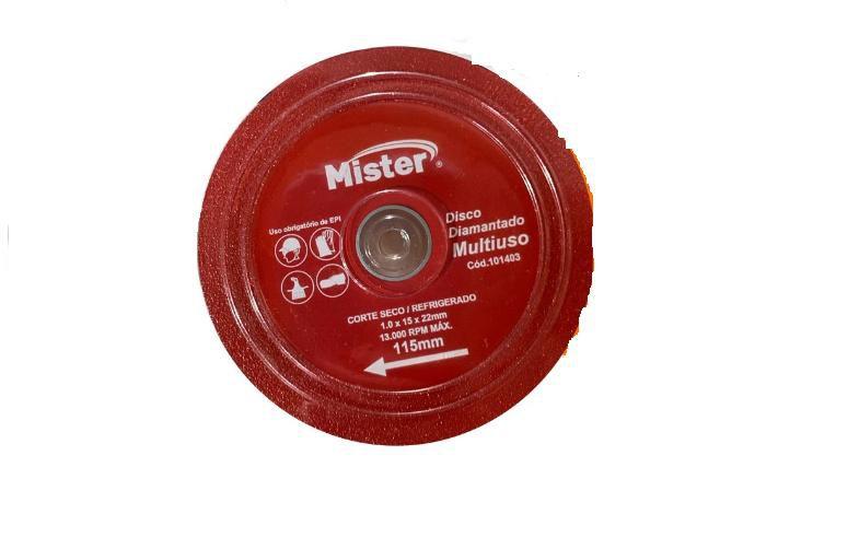 Imagem de Disco Diamantado Multiuso/Multcorte 115MM MISTER