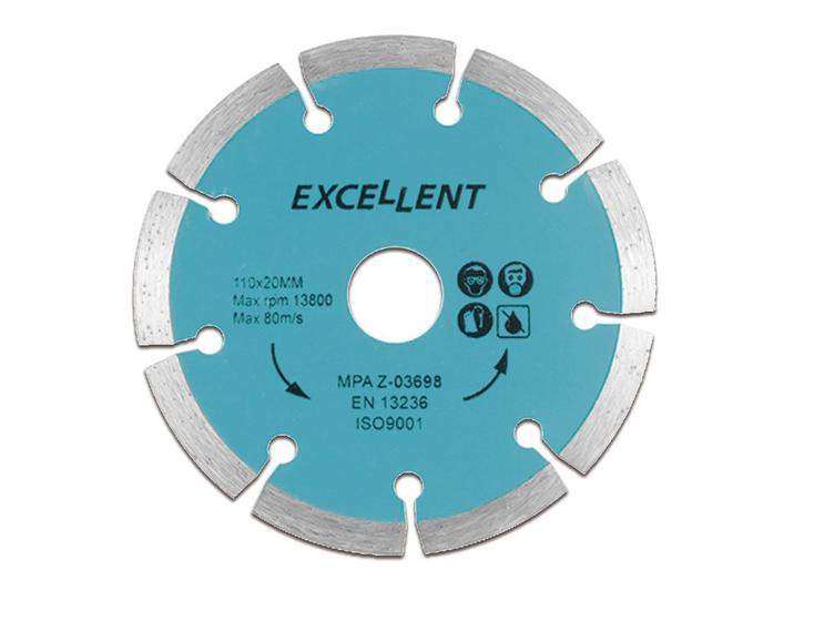 Disco Diamantado Segmentado 110MM 5LN EDA Menor preço em Disco Diamantado Segmentado 110MM 5LN EDA
