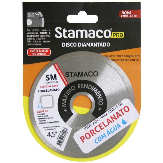 Imagem de Disco Diamantado SM  Porcelanato Contínuo Pró - Stamaco pro