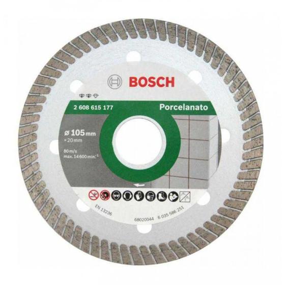 Imagem de Disco Diamantado Turbo 105mm Expert Bosch P/porcelanato