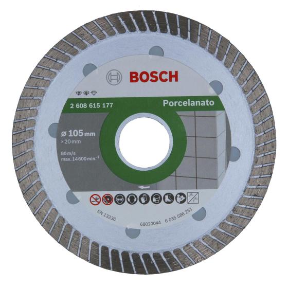 Imagem de Disco Diamantado Turbo Porcelanato Fino 105mm - Bosch