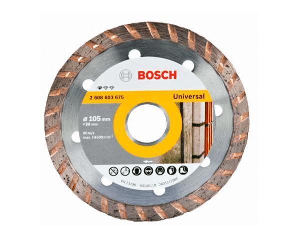 Imagem de Disco Diamantado Universal Standard Turbo 105mm Bosch