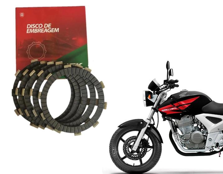 Imagem de Disco Embreagem Fricção Jogo Wgk Cbx 250 Twister Xr 250 Tornado Ano 2000 Até 2008