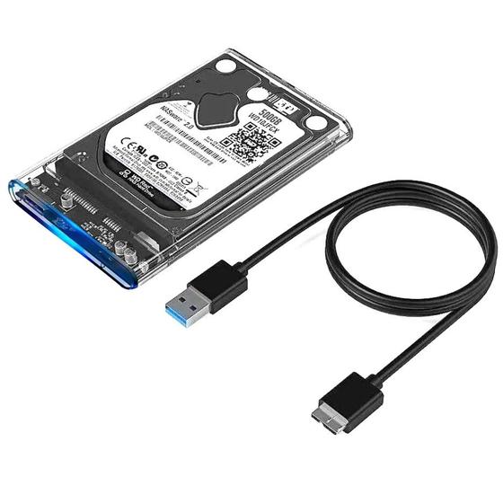 Imagem de Disco Externo Hd 500gb Com Usb 3.0 P/ Pc Notebook Video Game