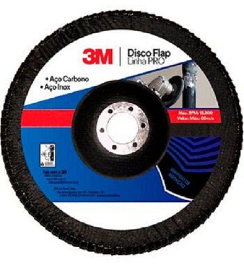 Imagem de disco-flap-115-mm-g-080-pro-plástico-3M