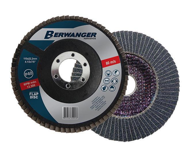 Imagem de Disco Flap 115Mm G40 - Berwanger