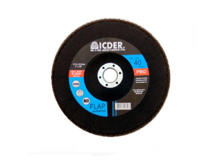 Imagem de Disco Flap 7  X 7/8 FDI-ZA80 PRO RZA69LX0019 ICDER