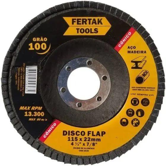 Imagem de Disco Flap Cônico 4.1/2 - Fertak
