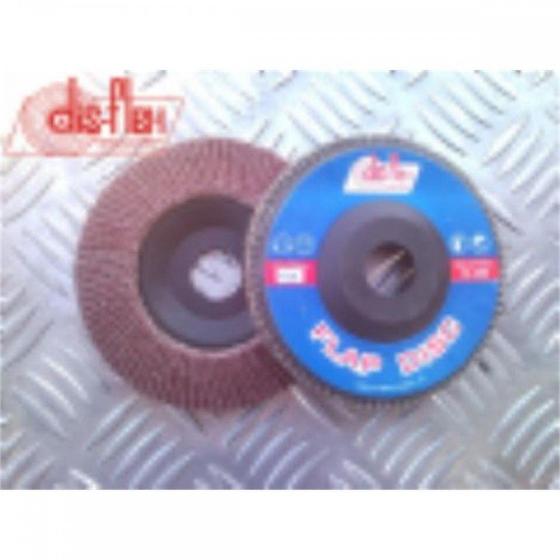 Imagem de Disco Flap Disflex 41/2X 40 Oxido Aluminio  9037 . / Kit C/ 10