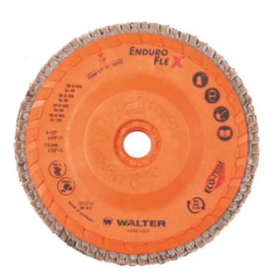 Imagem de Disco Flap Enduro Flex 4.1/2" Grão 60 Walter 06F426