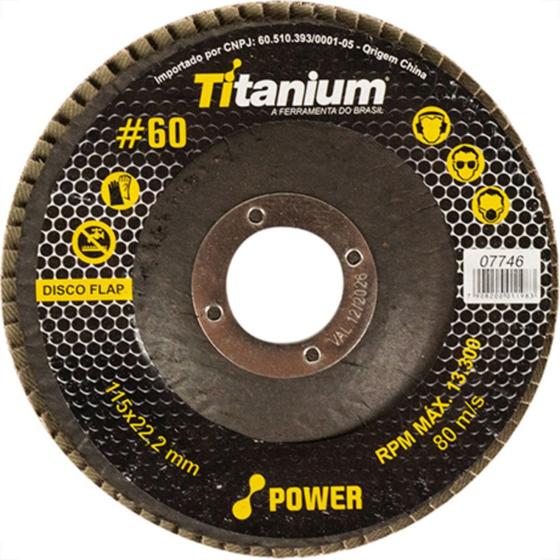 Imagem de Disco Flap Titanium 4.1/2 X 60