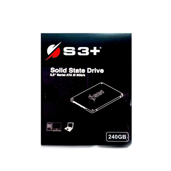 Imagem de Disco Interno SSD 2.5"pol 240GB SATA 3.0 S3SSDC240 - S3+