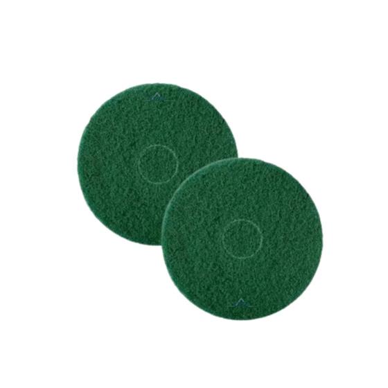 Imagem de Disco Limpeza Verde 350mm Enceradeira Cleaner Allclean 2un