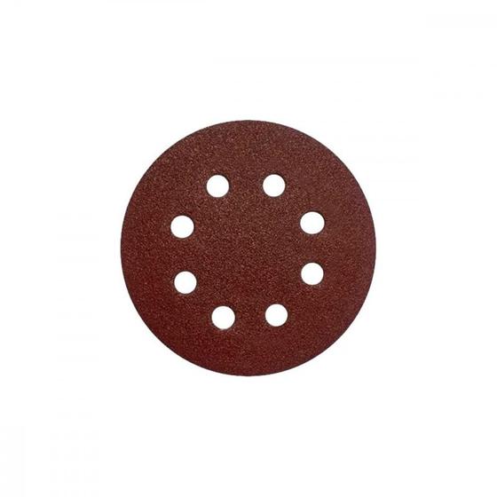Imagem de Disco Lixa Pluma Ferro 5 X 60 8Furo ./ Kit Com 10 Unidades