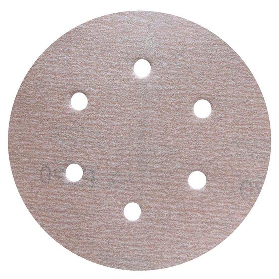 Imagem de Disco Lixa Seco Norton A275 P220 152mm com 6 Furos Embalagem com 102 Unidades