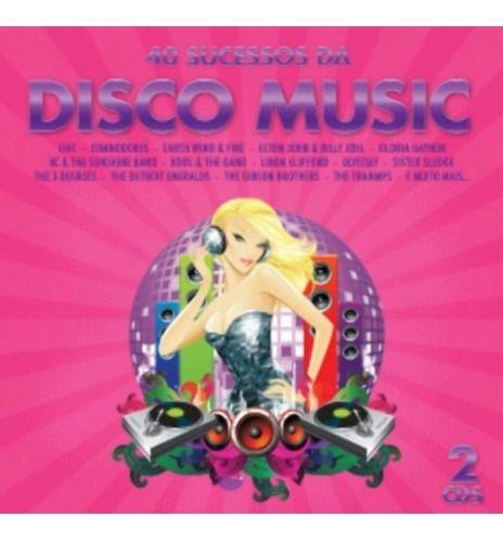 Imagem de Disco Music 40 Sucessos Da - CD Duplo (earth Wind&fire...