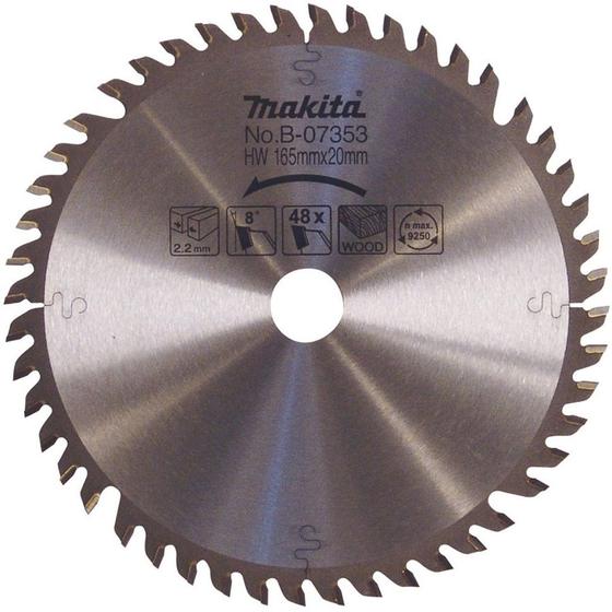 Disco para Serra Circular SP6000 165mm 48 Dentes B-07353 Makita Menor preço em Disco para Serra Circular SP6000 165mm 48 Dentes B-07353 Makita