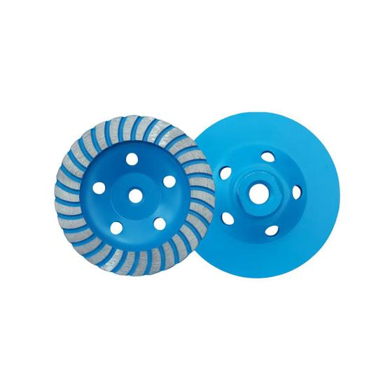 Imagem de Disco Rebolo De Desbaste Diamantado Turbo 125MM Rosca M14 Para Esmerilhadeira