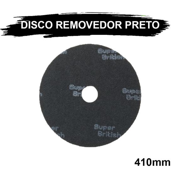 Imagem de Disco removedor preto sb 410 british para limpeza pesada