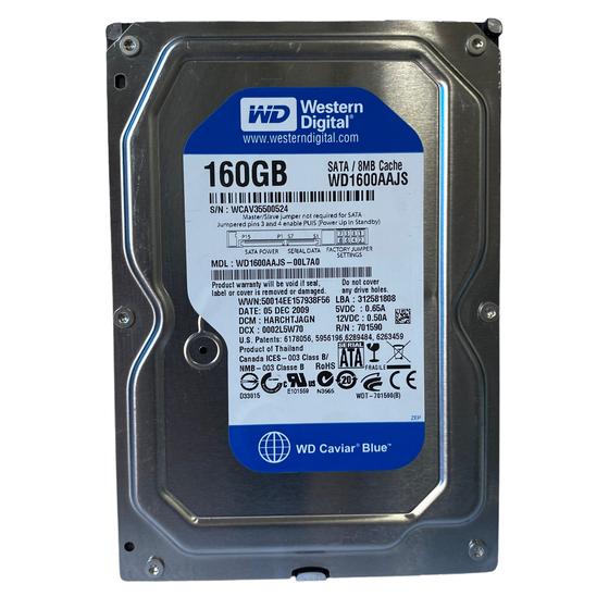 Imagem de Disco Rigido Interno Hd 160gb Sata Pc Western Digital 3,5 Diversos Modelos