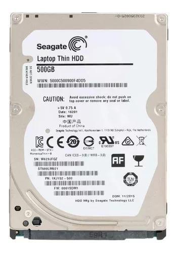 Imagem de Disco rígido interno Seagate 500GB SD01