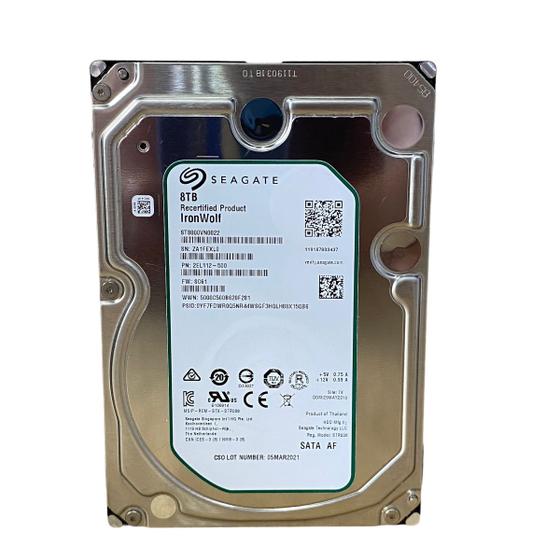 Disco Rígido Interno Seagate Ironwolf St8000vn0022 8tb Menor preço em Disco Rígido Interno Seagate Ironwolf St8000vn0022 8tb