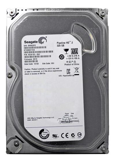 Disco Rígido Interno Seagate Pipeline St3320311cs 320gb Menor preço em Disco Rígido Interno Seagate Pipeline St3320311cs 320gb