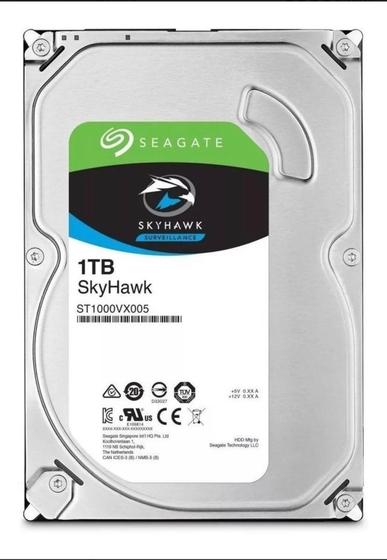 Disco rígido interno Seagate SkyHawk Surveillance ST1000VX005 1TB Menor preço em Disco rígido interno Seagate SkyHawk Surveillance ST1000VX005 1TB